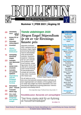 Bulletin Nummer 1 2021 (PDF)