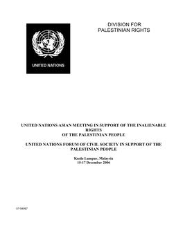 Division for Palestinian Rights