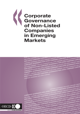 Corporate Governance of Non-Listed Companies in Emerging Markets