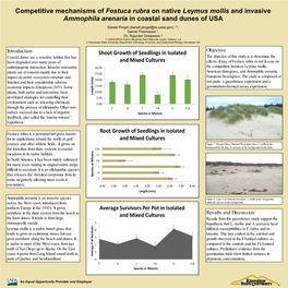 Competitive Mechanisms L Mollis a Arenaria