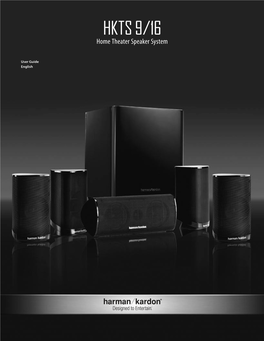 HKTS 9/16 Home Theater Speaker System