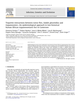 Tripartite Interactions Between Tsetse Flies, Sodalis Glossinidius And