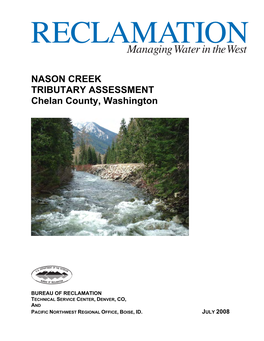 NASON CREEK TRIBUTARY ASSESSMENT Chelan County, Washington