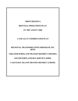 Casco Bay Island Transit District (Cbitd)