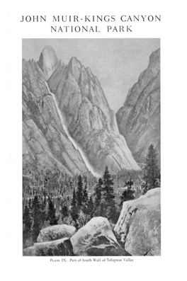 Proposed John Muir-Kings Canyon National Park