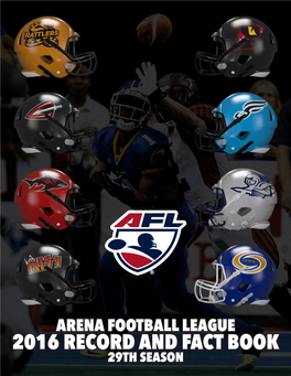 2016 Arena Football League Record & Fact Book