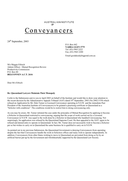 Conveyancers