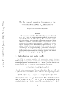 On the Contact Mapping Class Group of the Contactization of the Am-Milnor