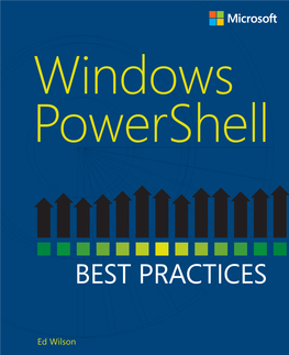 Windows Powershell Best Practices Windows Powershell Best Practices