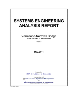 Verrazano-Narrows Bridge CCTV, VMS, CMS & Lane Controllers