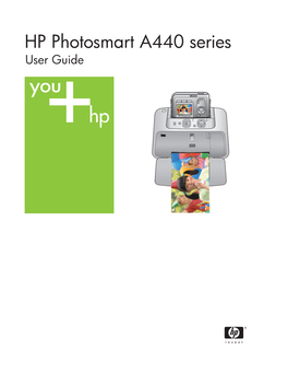 HP Photosmart A440 Series User Guide Hewlett-Packard Company Notices