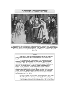 No Thoroughfare: a Drama [Correct First Edition] – by Charles Dickens and Wilkie Collins (1867)