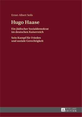 Hugo Haases Politisches Wirken