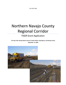 Northern Navajo County Regional Corridor TIGER Grant Application