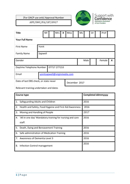 1 | Page Title Mr Mrs X Miss Ms Dr Prof Your Full Name First Name