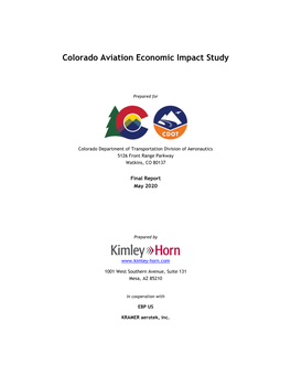 Colorado Aviation Economic Impact Study