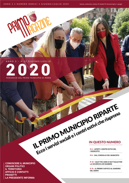 Giugno/Luglio 2020 Editoriale