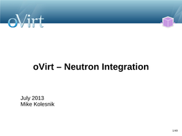 Neutron Integration