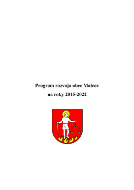 Program Na Roky 2015 Program Rozvoja Obce Malcov Na Roky 2015