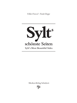 Volker Frenzel · Frank Deppe Sylt S Schönste Seiten Sylt’S Most Beautiful Sides