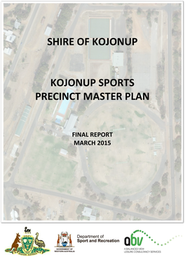 Sports Precinct Master Plan