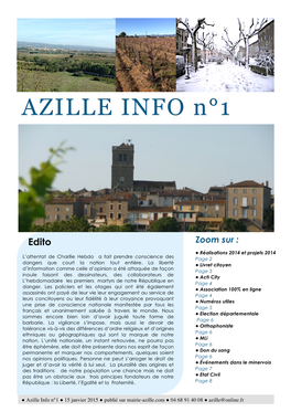 AZILLE INFO N°1