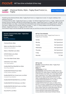 687 Bus Time Schedule & Line Route