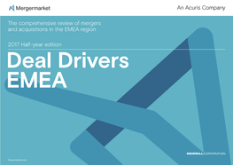 The Comprehensive Review of Mergers and Acquisitions in the EMEA Region