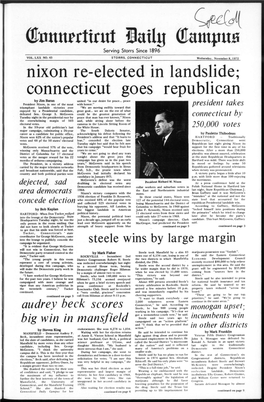 Connecticut Goes Republican by Jim Baran United 