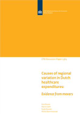 Causes of Regional Variation in Dutch Healthcare Expenditures: Evidence from Movers