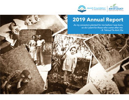 Jewish Foundation Annual Report
