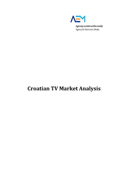 Croatian TV Market Analysis