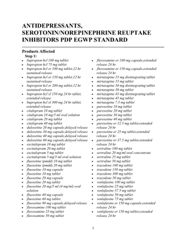 Step Therapy Criteria Standard