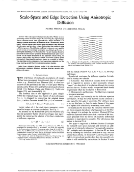 Scale-Space and Edge Detection Using Anisotropic Diffusion