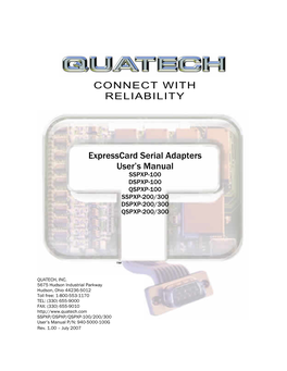 Expresscard Asynchronous Serial