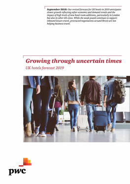 Pwc UK Hotels Forecast 2019