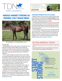 Middle Market Strong As Frankel Colt Heads Bbag