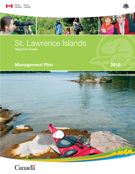 St. Lawrence Islands National Park of Canada Management Plan