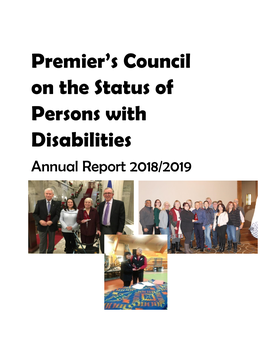 Premier's Council on the Status of Persons with Disabilities