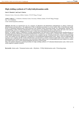 Synthesis of Bis-Dehydroamino Acid Derivatives by Suzuki