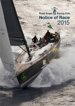 Notice of Race 2015