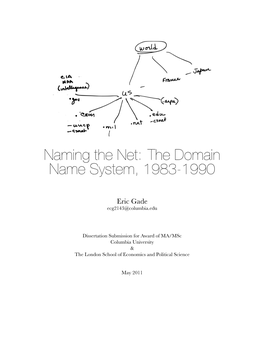 Naming the Net: the Domain Name System, 1983-1990