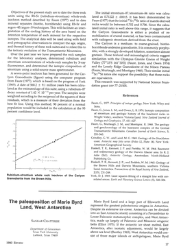 The Paleoposition of Marie Byrd Land, West Antarctica