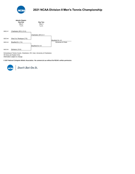 Regional Brackets