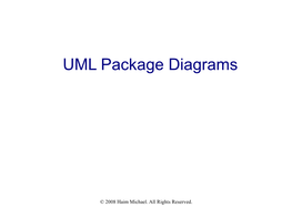 UML Package Diagrams