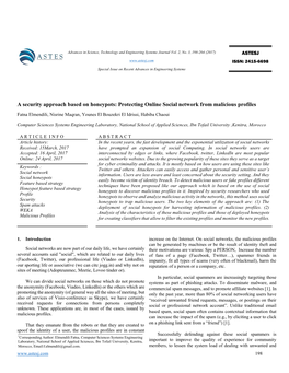 A Security Approach Based on Honeypots: Protecting Online Social Network from Malicious Profiles