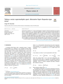 Taking a Vector Supermultiplet Apart: Alternative Fayet–Iliopoulos-Type Terms