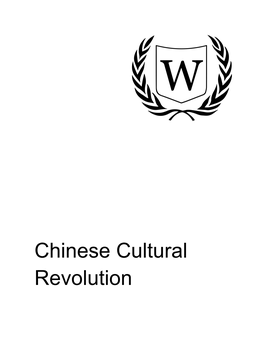 Chinese Cultural Revolution