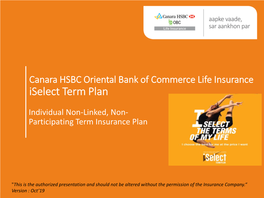 Iselect Term Plan