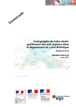 Cartographie De L'aléa Retrait- Gonflement Des Sols Argileux Dans